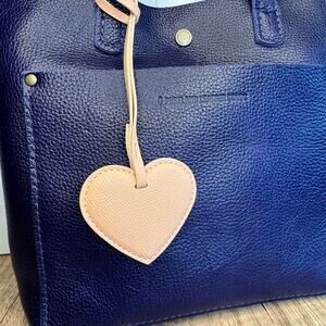 Nude Light Pink Heart Purse Charm Bag Charm Flair Gift for Her Spread Love NEW